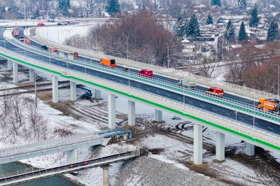 zdjęcie z oficjalnego otwarcia Wisłokostrady w Rzeszowie, fot. Adam Lampart, Urząd Miasta Rzeszowa