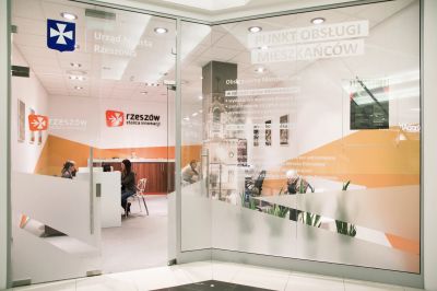 zdjęcie przedstawające Punkt Obsługi Mieszkańc&oacute;w Urzędu Miasta Rzeszowa
