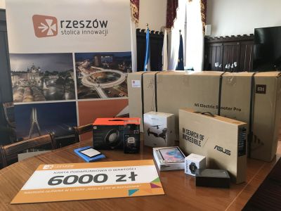 Nagrody w loterii "Rozlicz PIT w Rzeszowie"