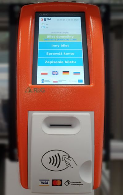 Kasownik bilet&oacute;w autobusowych