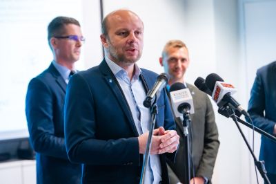 Przemawia Prezydent Konrad Fijołek