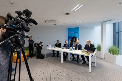 Konferencja prasowa podsumowująca akcję charytatywną #AssecoDzieciom