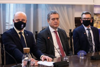 Konferencja prasowa w ratuszu, fot. Grzegorz Bukała/Urząd Miasta Rzeszowa