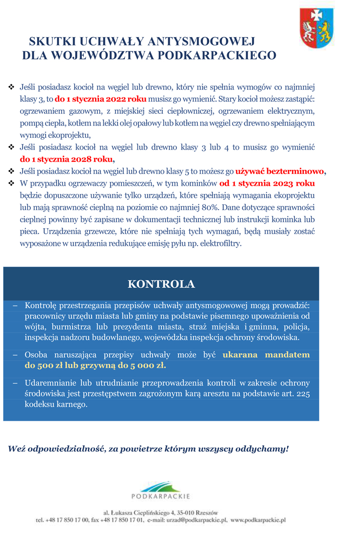 Ulotka informacyjna