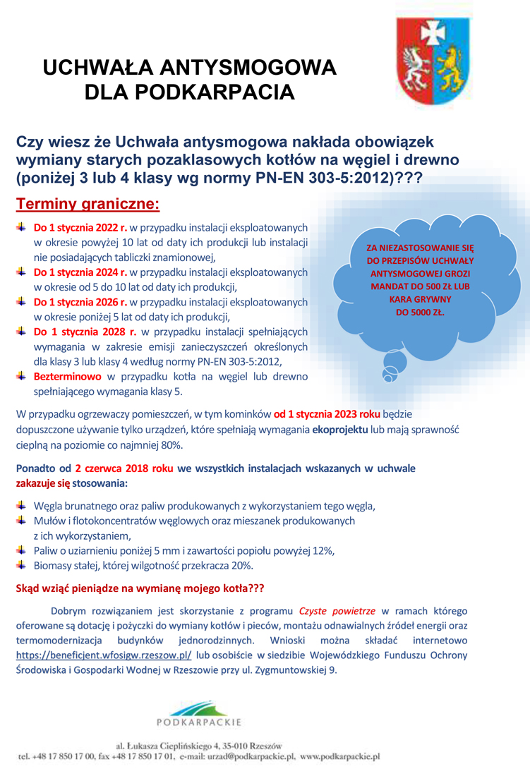 Ulotka informacyjna