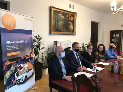 Konferencja prasowa w rzeszowskim Ratuszu, fot. Klaudia Bajrasz/Urząd Miasta Rzeszowa
