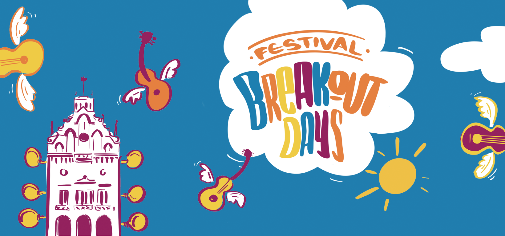 gł&oacute;wna grafika festiwal Rzesz&oacute;w Breakout Days 2024