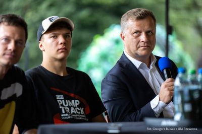 zdjęcie z konferencji prasowej Rzeszów Bike Festival, fot. Grzegorz Bukała, Urząd Miasta Rzeszowa