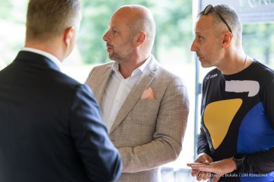 zdjęcie z konferencji prasowej Rzeszów Bike Festival, fot. Grzegorz Bukała, Urząd Miasta Rzeszowa