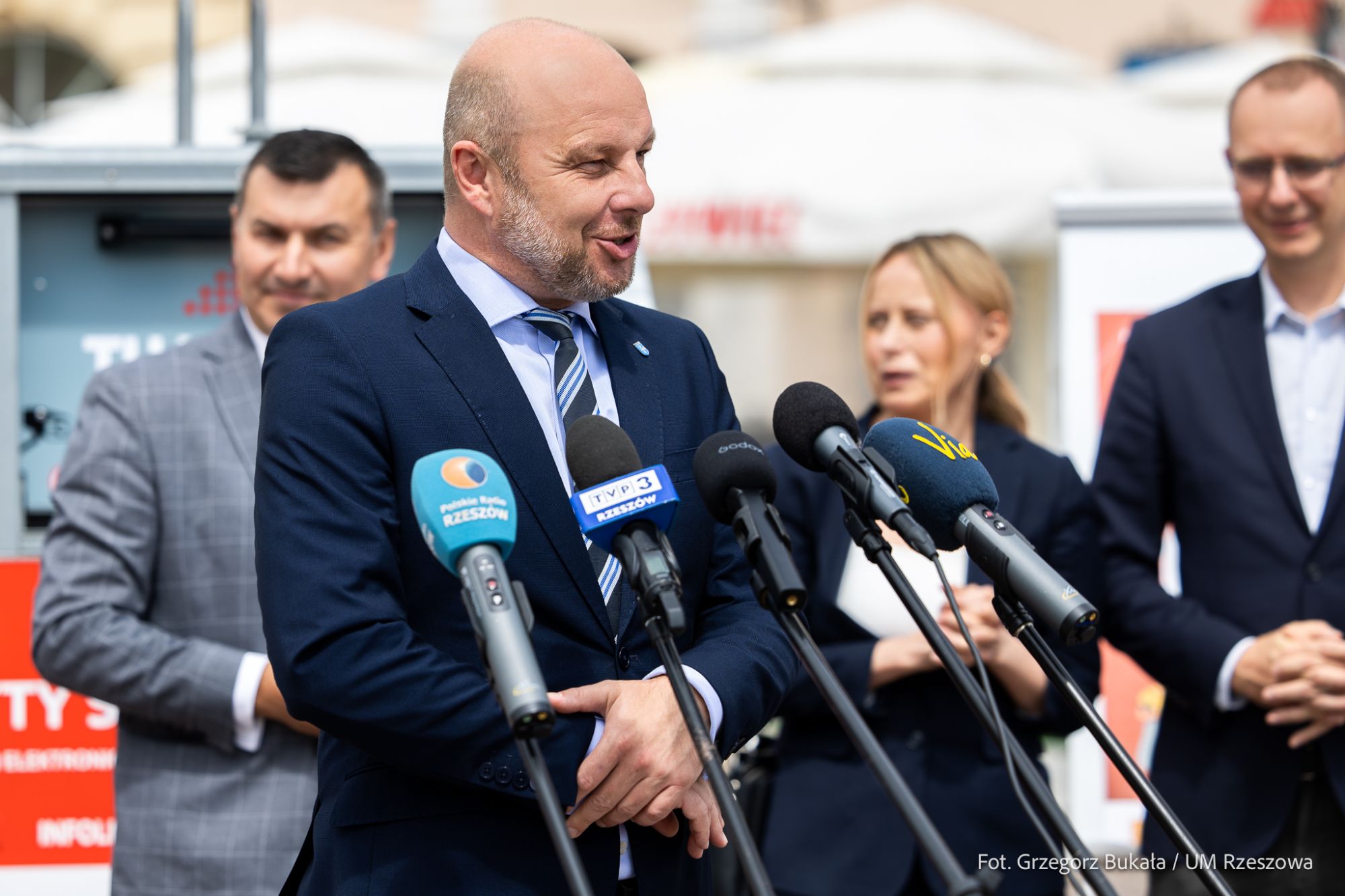 zdjęcie z konferencji prasowej, fot. Grzegorz Bukała, Urząd Miasta Rzeszowa