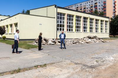 zdjęcie z terenu budowy przy jednej z rzeszowskich szk&oacute;ł, fot. Grzegorz Bukała, Urząd Miasta Rzeszowa