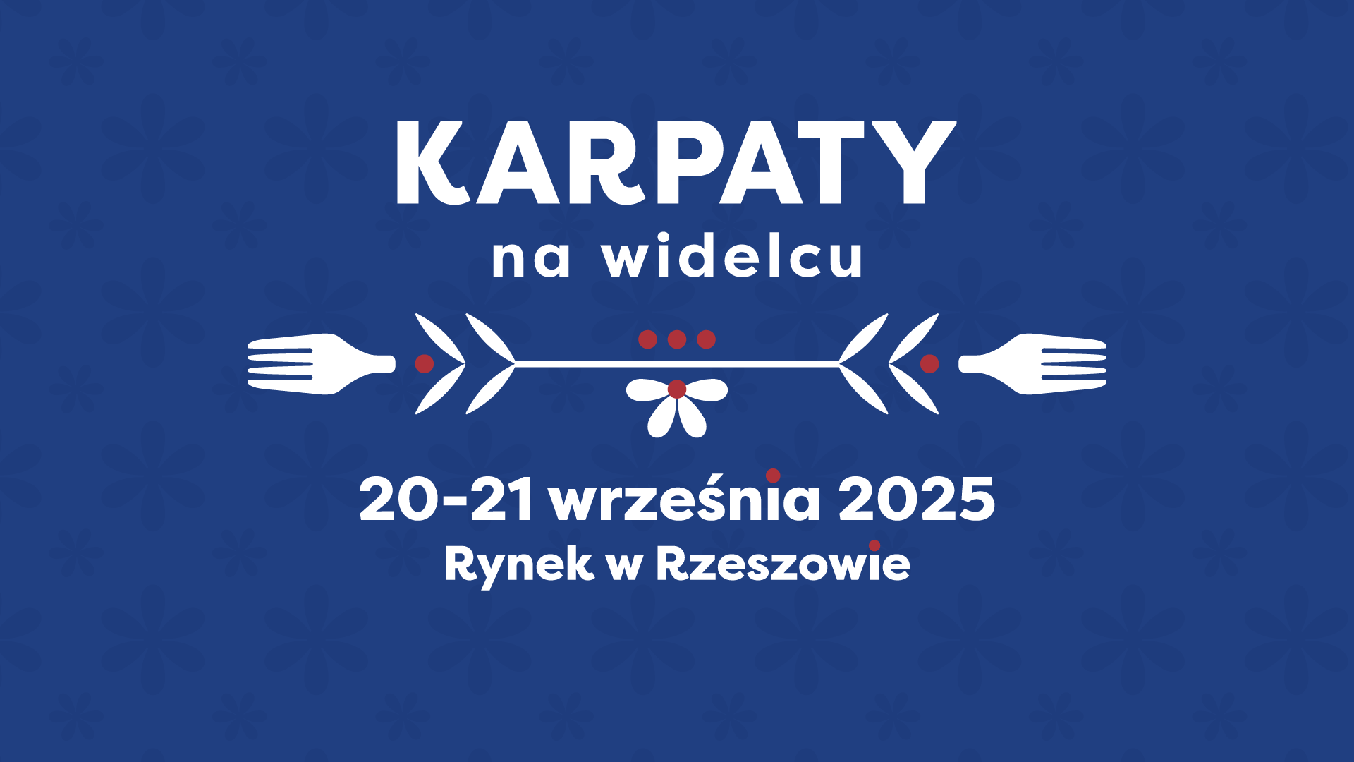 grafika wydarzenie promująca Karpaty na Widelcu w Rzeszowie