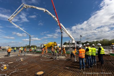 zdjęcie z terenu budowy Wisłokostrady, fot. Grzegorz Bukała, Urząd Miasta Rzeszowa