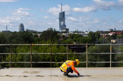 zdjęcie z terenu budowy Wisłokostrady, fot. Grzegorz Bukała, Urząd Miasta Rzeszowa