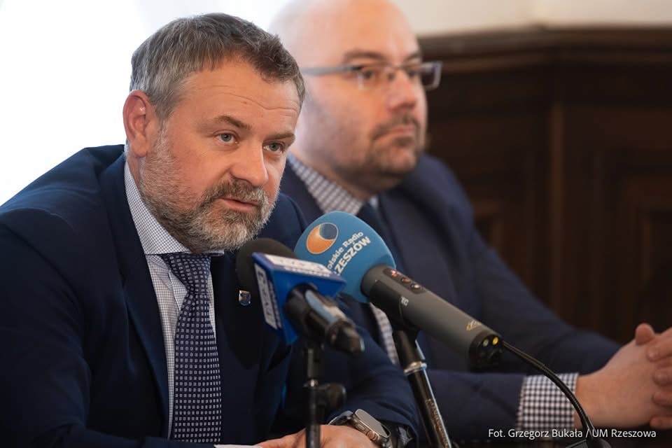 zdjęcie z konferencji prasowej, fot. Grzegorz Bukała, Urząd Miasta Rzeszowa