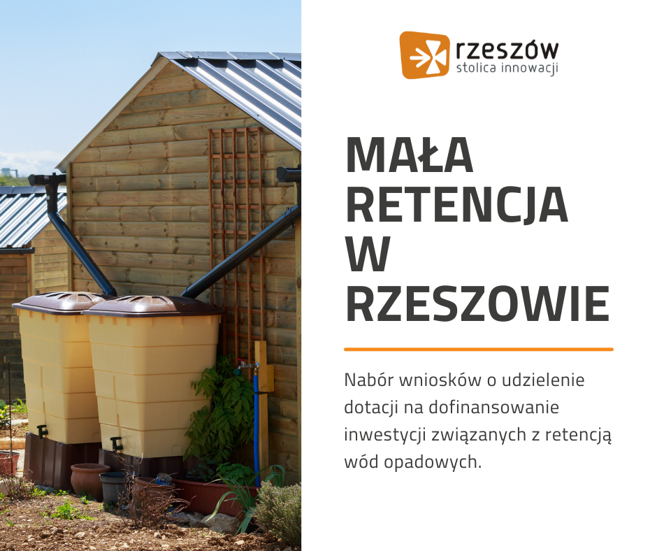 grafika promująca program "mała retencja"