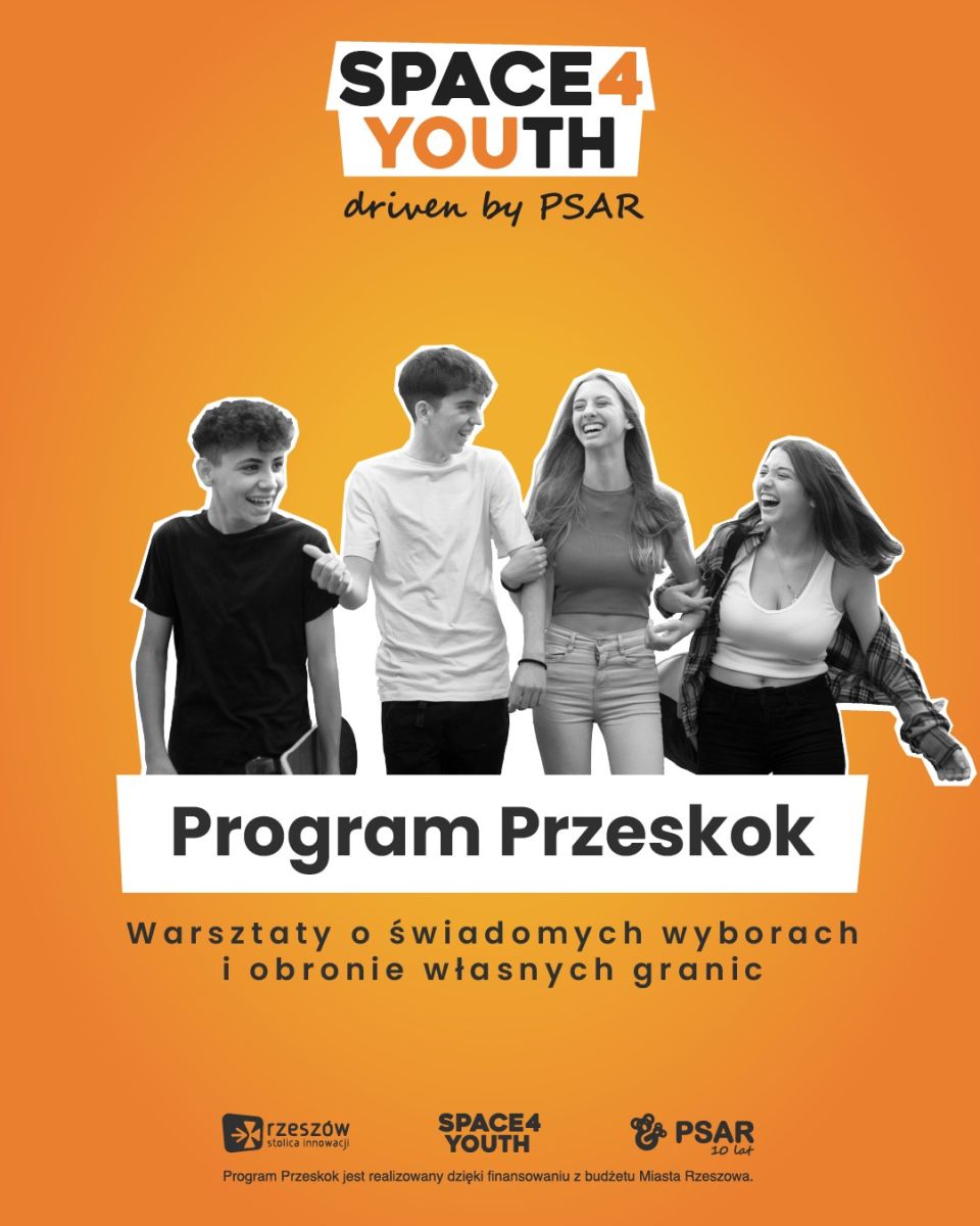 grafika promująca program "Przeskok"