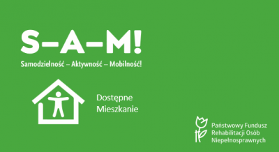 Grafika promująca program pn. Dostępne mieszkanie