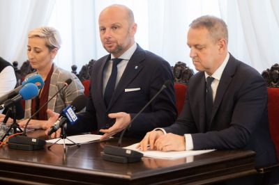 Kolejny etap działań przybliżających nas do realizacji rzeszowskiego aquaparku - mówi Konrad Fijołek, prezydent Rzeszowa | fot. Grzegorz Bukała/Urząd Miasta Rzeszowa