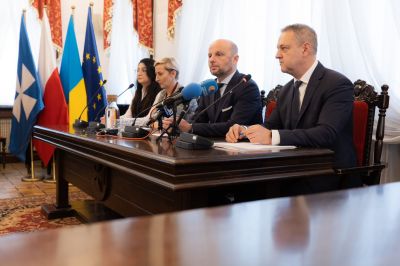 Kolejny etap działań przybliżających nas do realizacji rzeszowskiego aquaparku - mówi Konrad Fijołek, prezydent Rzeszowa | fot. Grzegorz Bukała/Urząd Miasta Rzeszowa