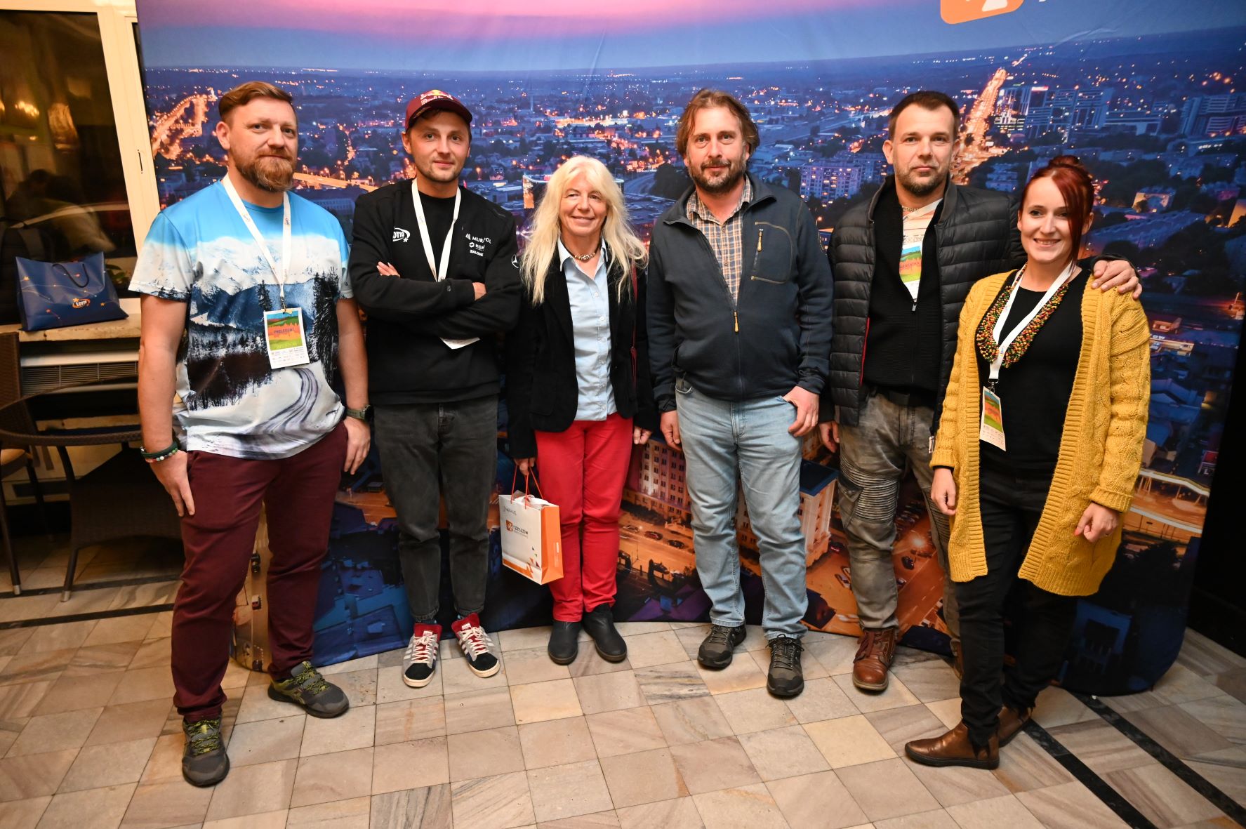 14. PKP - goście - (od lewej P. Kunz, A. Bargiel, J. Pajkowska, A. Wajrak, M. Kozłowski, D. Kozłowska) (mat. prasowe)