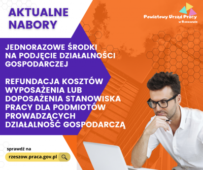 Grafika promujące projekt. Źr&oacute;dło: www.facebook.com/PUPwRzeszowie
