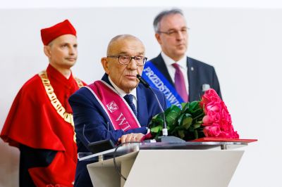 Uroczysta inauguracja roku akademickiego w WSIiZ | fot. Piotr Kordyś/studio Bluecherry/WSIiZ.