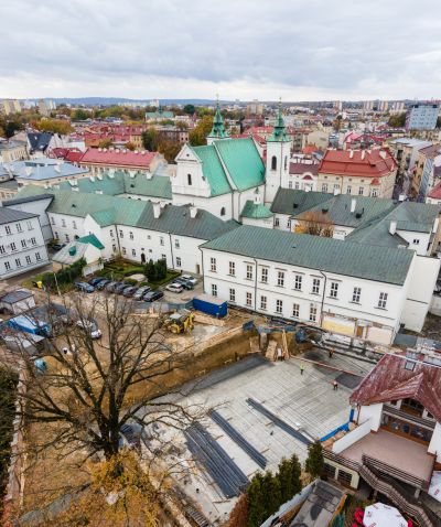 Zdjęcie ilustrujące z budowy nowej hali przy I LO | fot. Adam Lampart, Urząd Miasta Rzeszowa