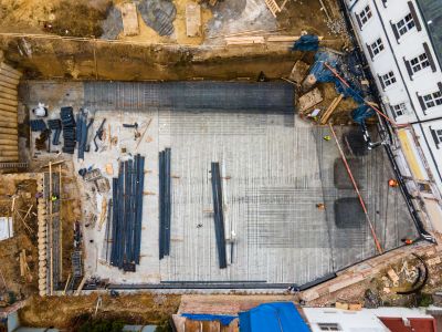 Zdjęcie ilustrujące z budowy nowej hali przy I LO | fot. Adam Lampart, Urząd Miasta Rzeszowa