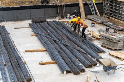 Zdjęcie ilustrujące z budowy nowej hali przy I LO | fot. Adam Lampart, Urząd Miasta Rzeszowa