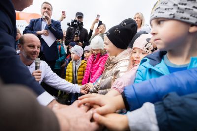 Przy ul. Jarowej posadzonych zostało 200 drzew  | fot. Grzegorz Bukała/Urząd Miasta Rzeszowa