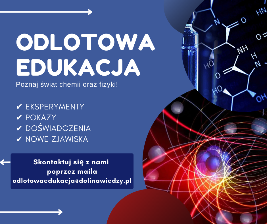 Grafika promująca projekt, kształcący pn. ODLOTOWA EDUKACJA
