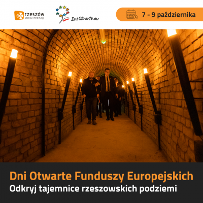 Grafika promująca wydarzenie pn. Dni Otwarte Funduszy Europejskich