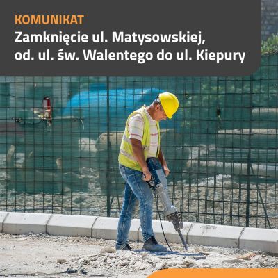 Zdjęcie ilustrujące opisaną sytuację | droga będzie zamknięta dla ruchu