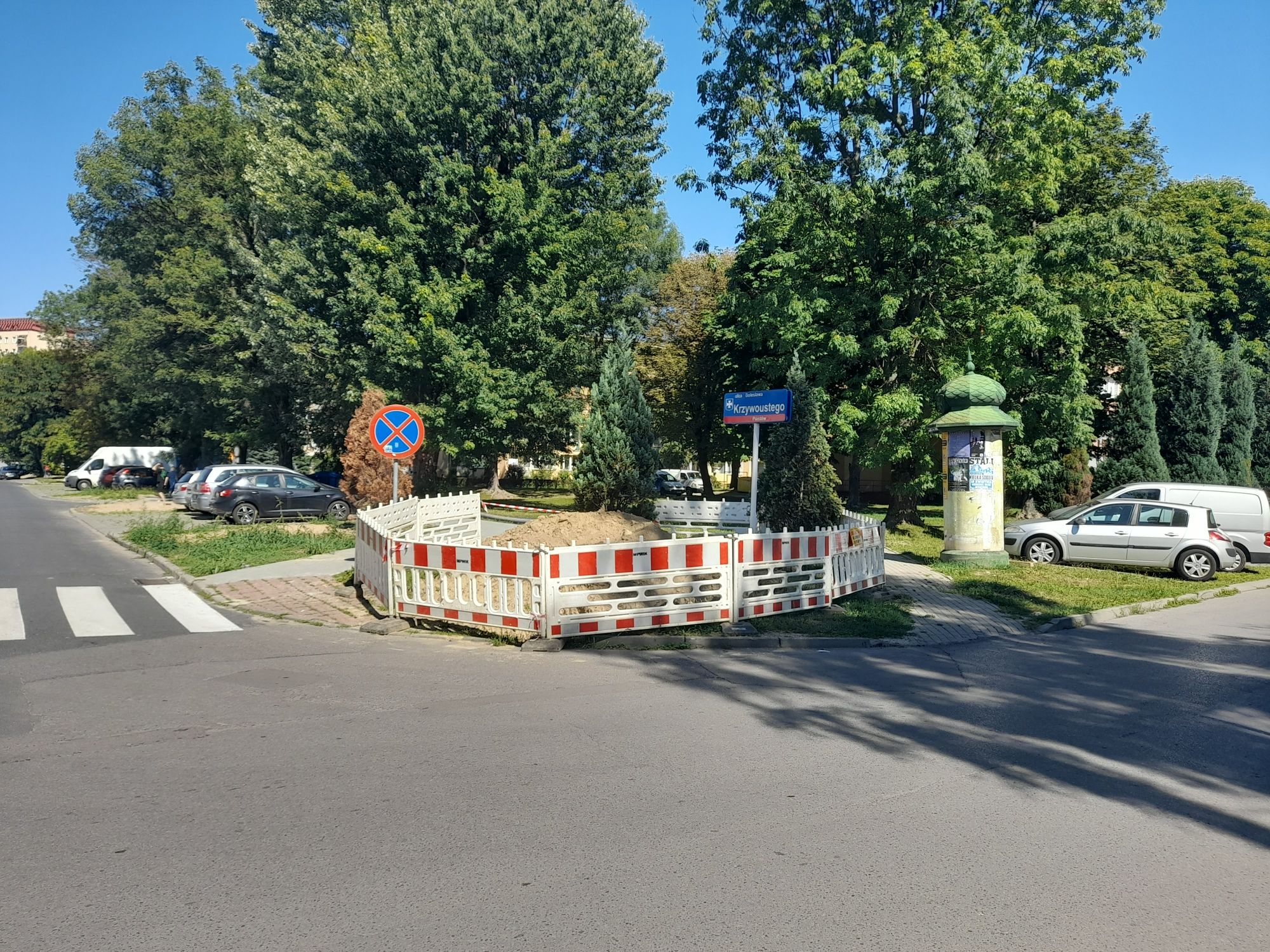 Grafika ilustrująca opisaną sytuację | Wymiana sieci wodociągowej na osiedlu Piast&oacute;w