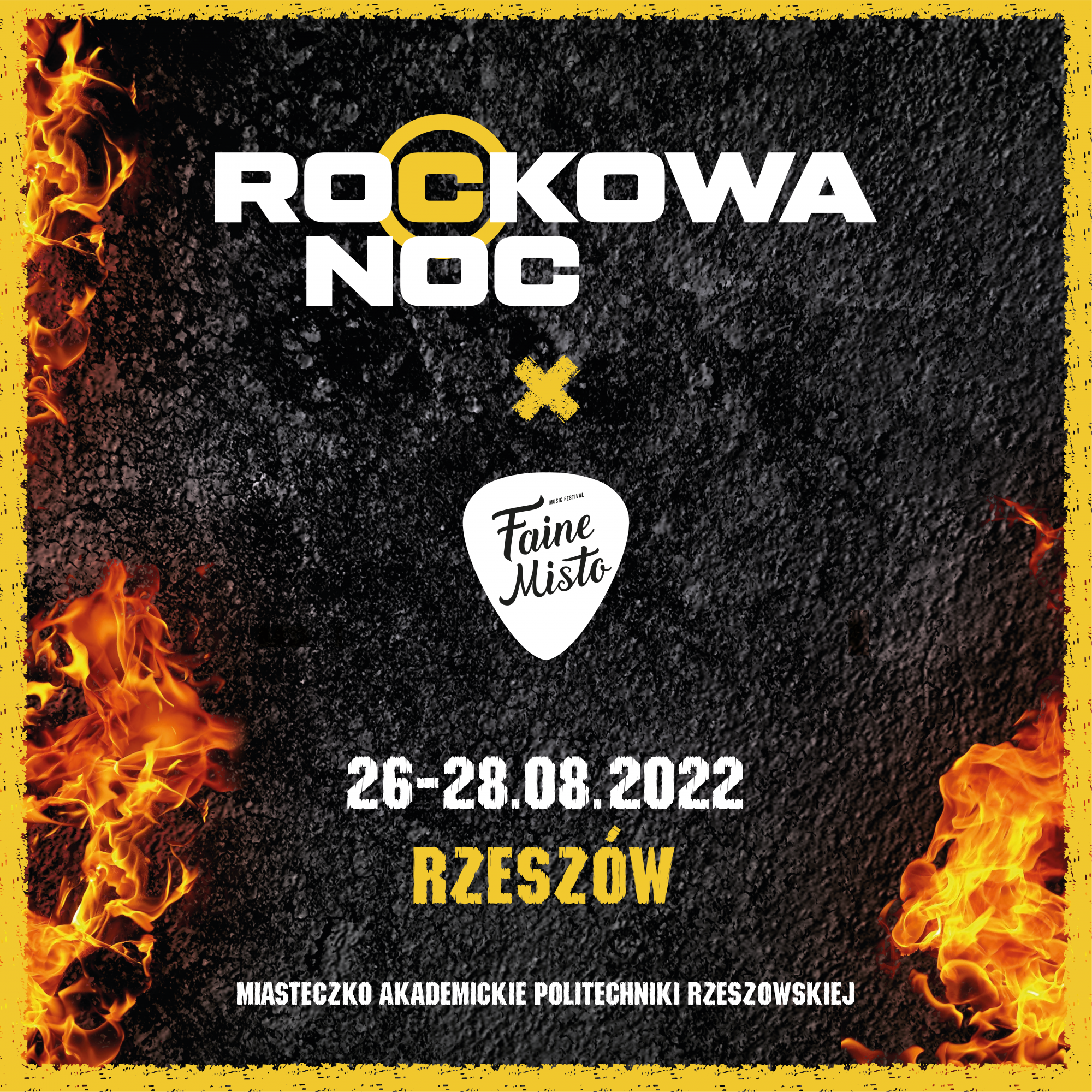 17. edycja Rockowej Nocy - plakat wydarzenia