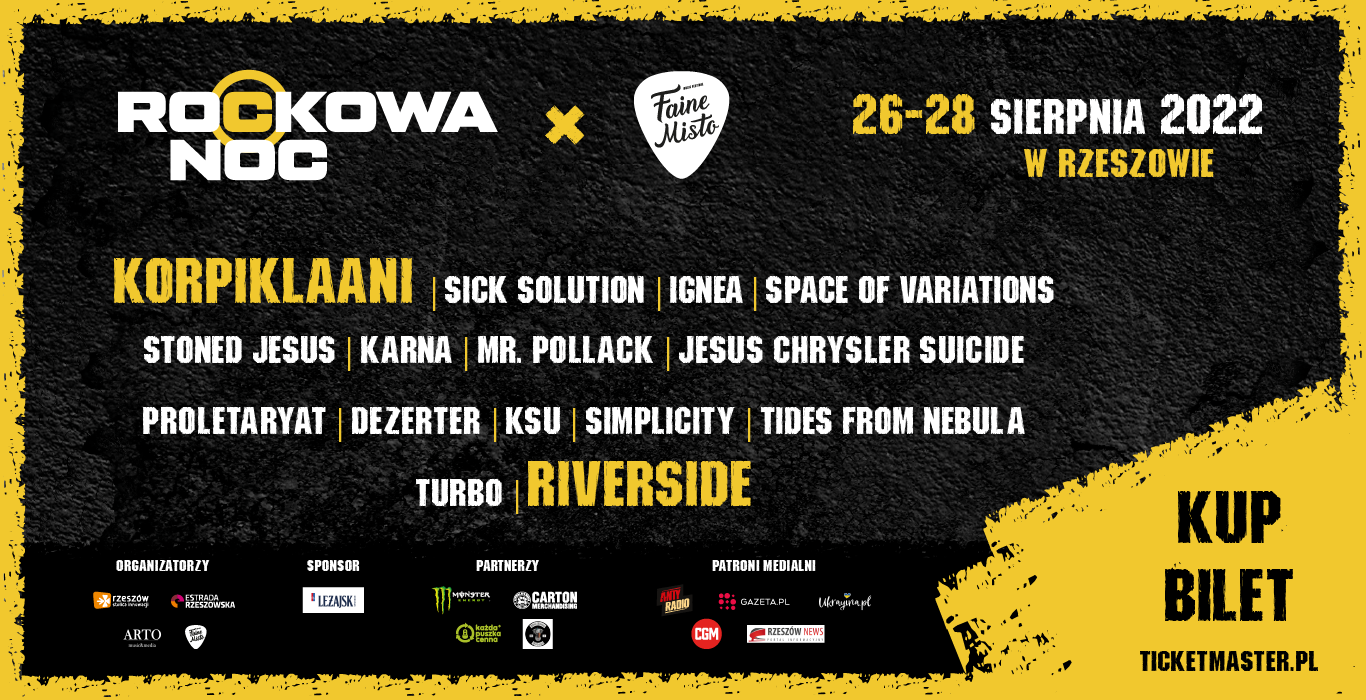 17. edycja Rockowej Nocy - plakat wydarzenia