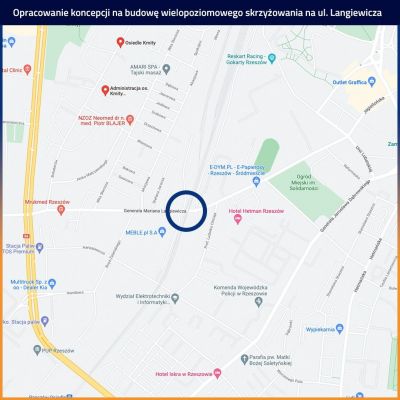 Grafika ilustrująca opisaną sytuację | Przebudowa skrzyżowania ul. Langiewicza z linią kolejową