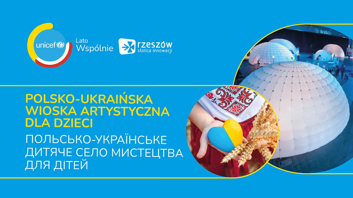 Grafika promująca wydarzenie | Polsko-Ukraińska Wioska Artystyczna