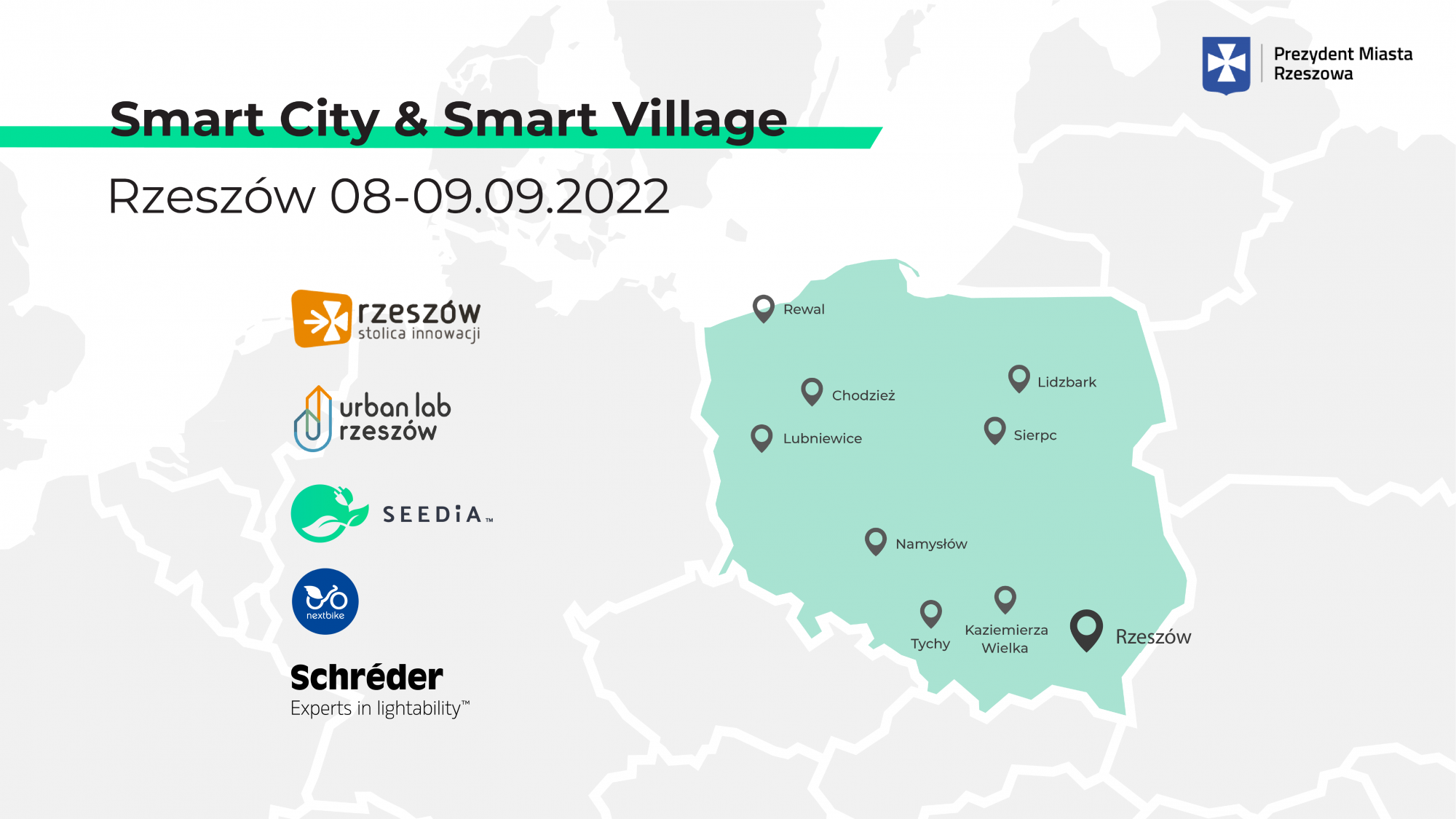 Grafika promująca wydarzenie | Konferencja Smart City
