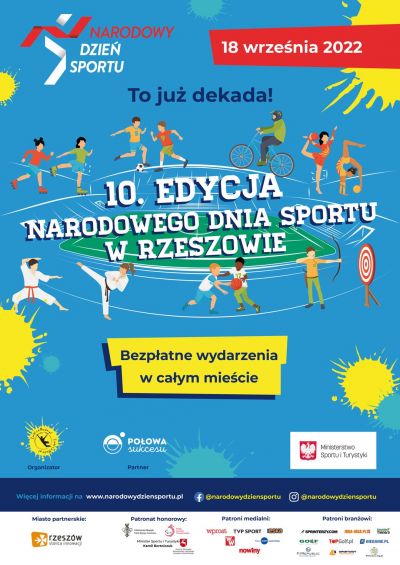 Grafika promująca wydarzenie | Narodowy Dzień Sportu w Rzeszowie