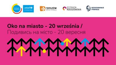 grafika promująca wydarzenie  | "Oko na miasto"