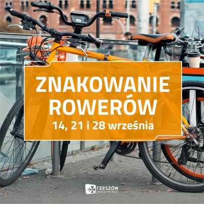 Grafika promująca akcję | Znakowanie rowerów