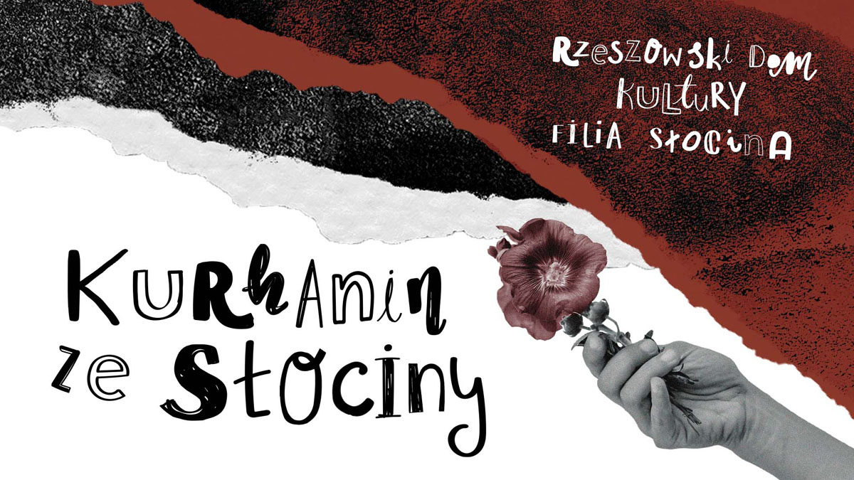 Grafika promująca wydarzenie pn. Kurhanin ze Słociny: inspirowany postacią Stanisława Gliwy