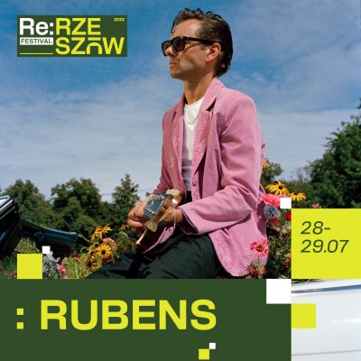 Grafika promująca RE Festival w Rzeszowie - artysta Rubens