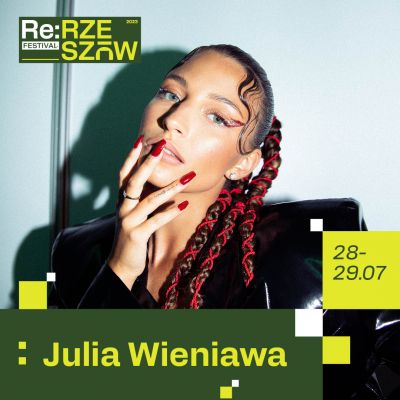 Grafika promująca RE Festival w Rzeszowie - artystka Julia Wieniawa