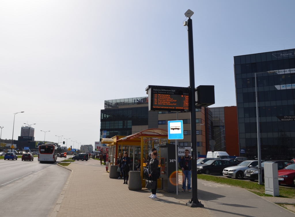 System Dynamicznej Informacji Pasażerskiej - tablica e-info