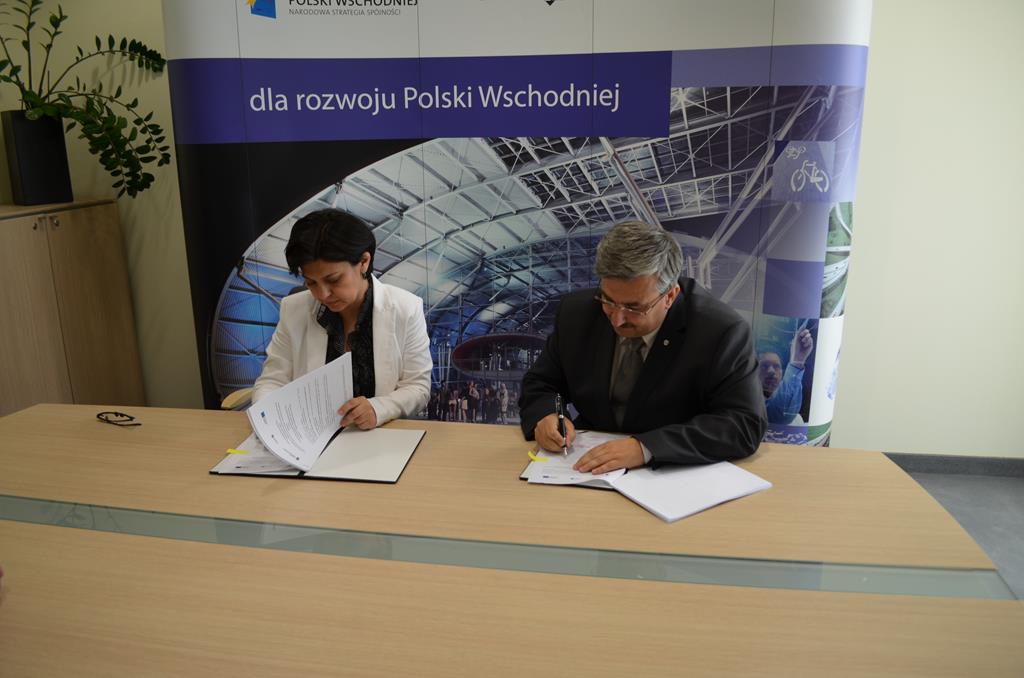 Podpisanie umowy o dofinansowanie