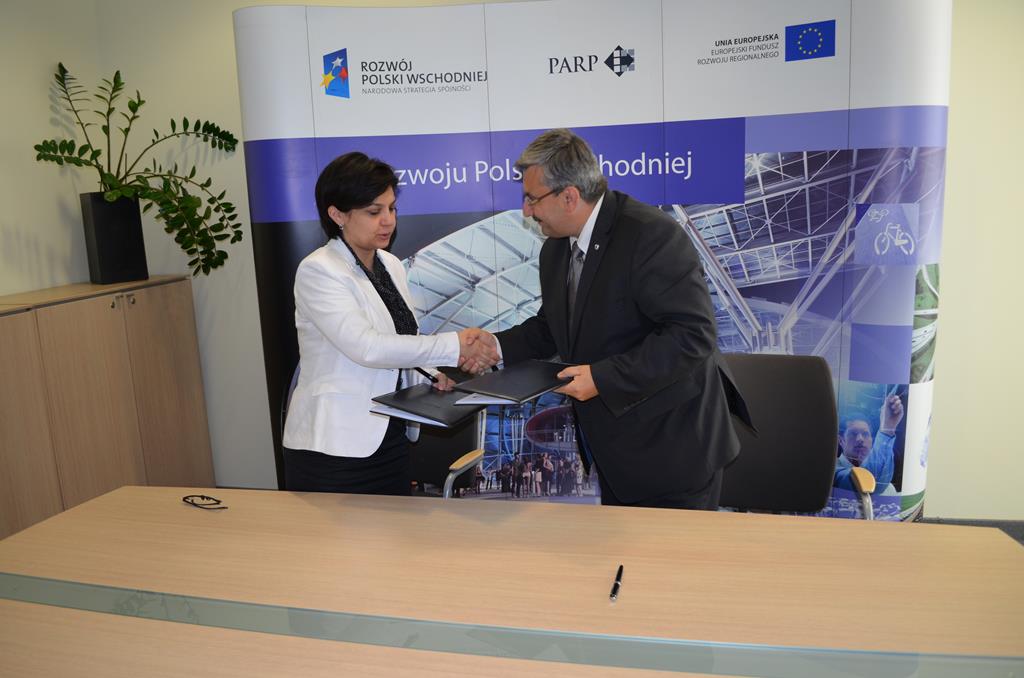 Podpisanie umowy o dofinansowanie