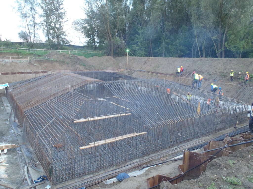 Fundament pylonu - zbrojenia